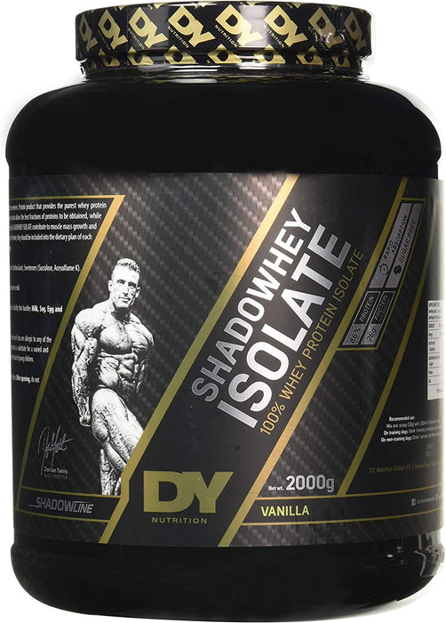 Dorian Yates Shadowhey Whey Isolat Protein Pulver Muskelaufbau Muscle-Lab vanilla