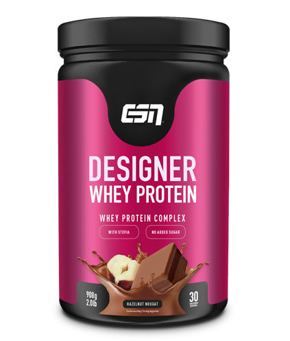 ESN Designer Whey Protein Pulver Whey Konzentrat Isolat Muscle-Lab hazelnutnougat