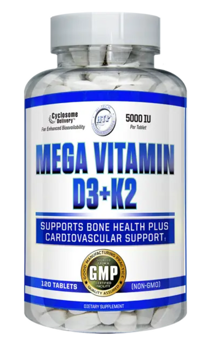 Hi-Tech Pharmaceuticals Mega Vitamin D3 + K2