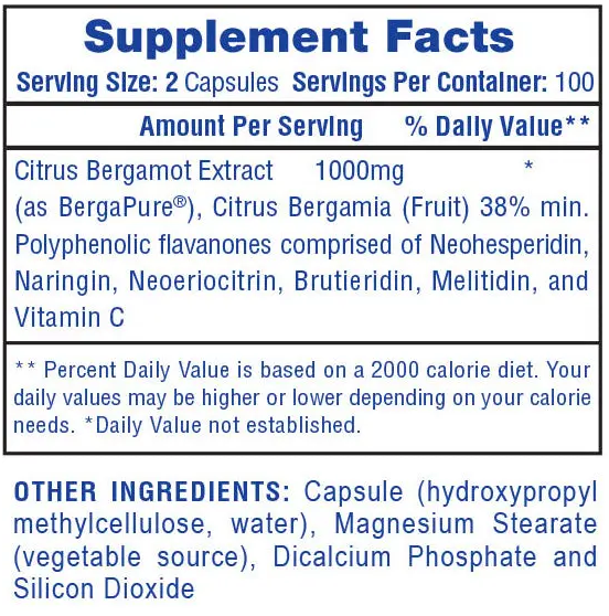 Hi-Tech Pharmaceuticals Citrus Bergamot (BergaPure®)