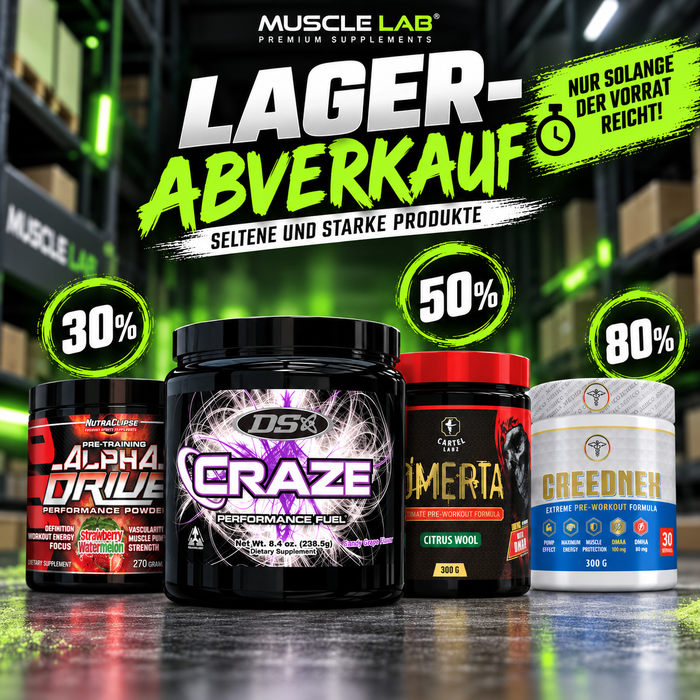 Produkt-Abverkauf (Pulverform)