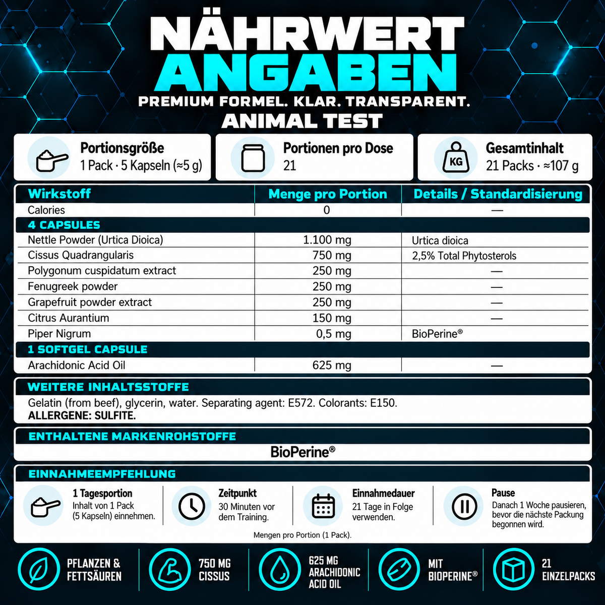 Animal Test US-versie 23 verpakkingen