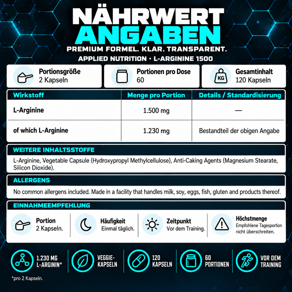 Applied Nutrition L-Arginine HCL
