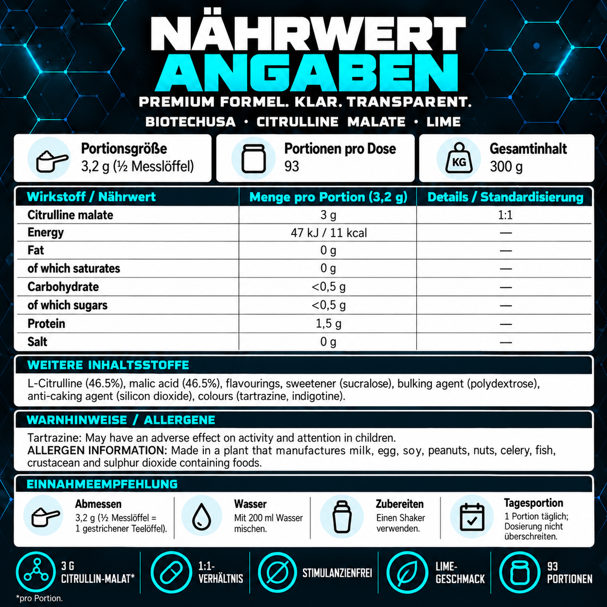 BioTech USA Citrulline Malate