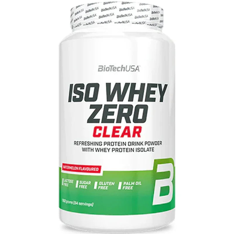 BioTech USA Iso Whey Zero Clear 1000 g Dose – klarer Getränk-Proteindrink ohne Zucker
