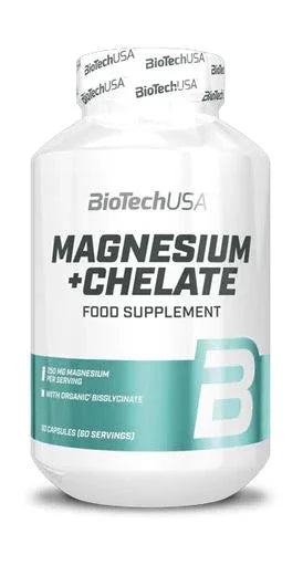 BioTech USA Magnesium + Chelate Dose Vorderseite