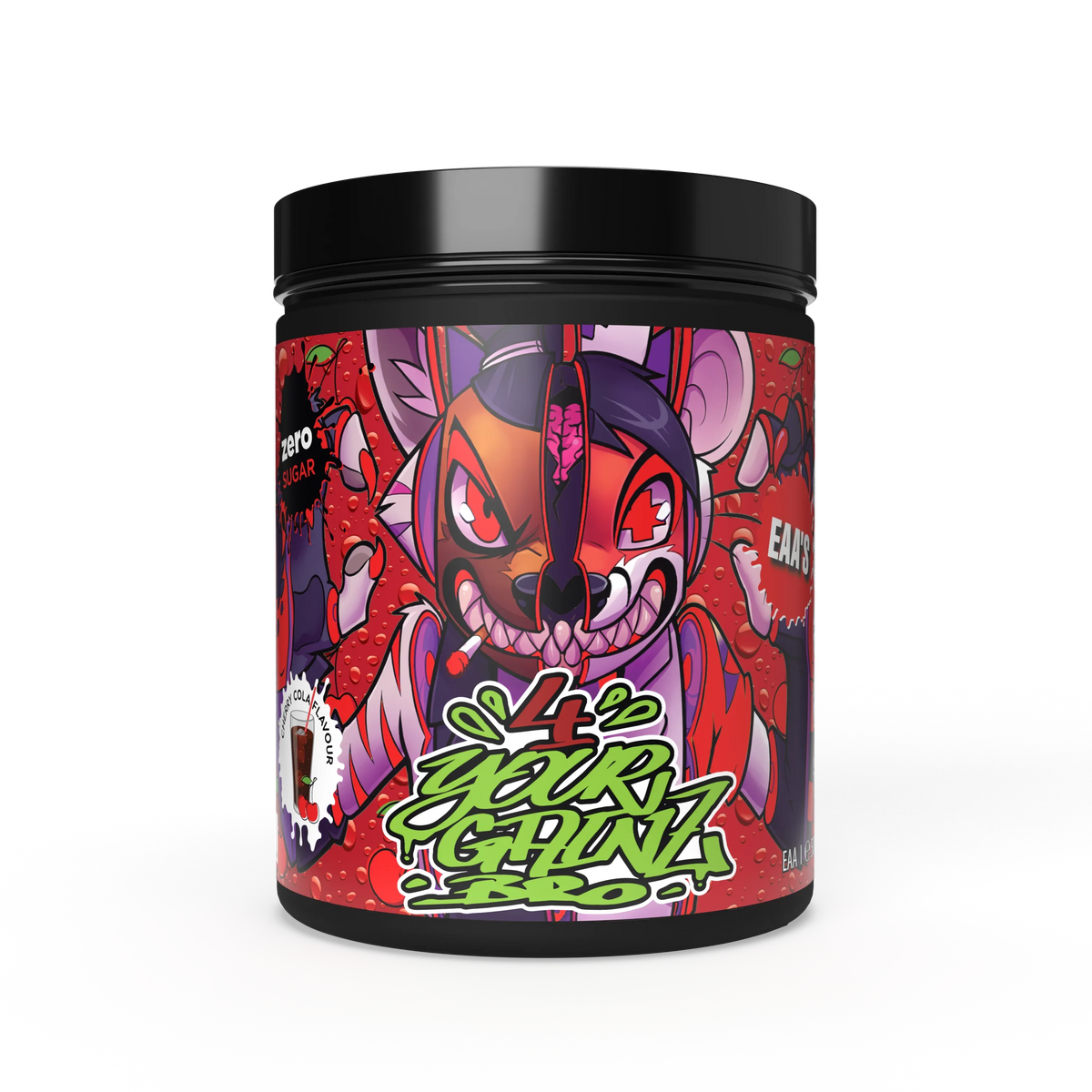 BPS Pharma 4Your Gainz Bro EAAs Geschmacksrichtung cherry cola – 500 g Dose