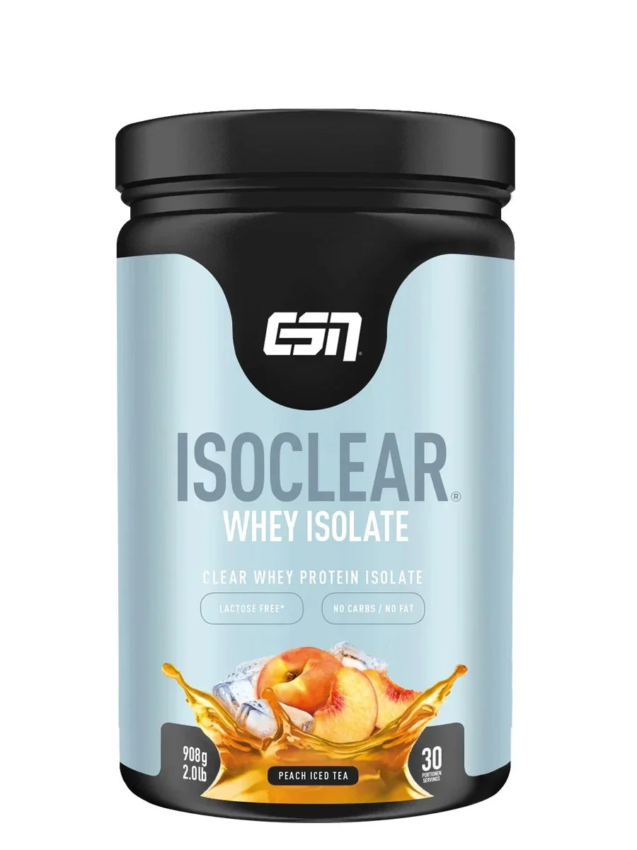 ESN IsoClear Protein Drink Pulver Whey Isolat Muscle-Lab peach iced tea
