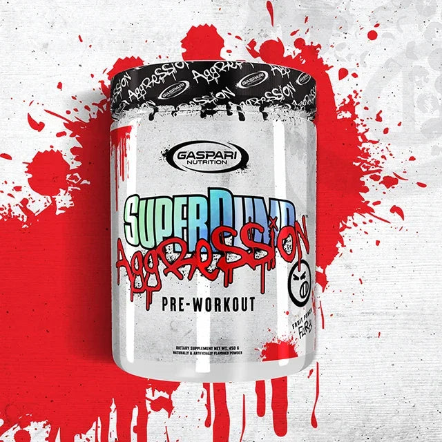 Gaspari Nutrition SuperPump Aggression 450 g Dose – hochdosiertes Pre-Workout-Pulver