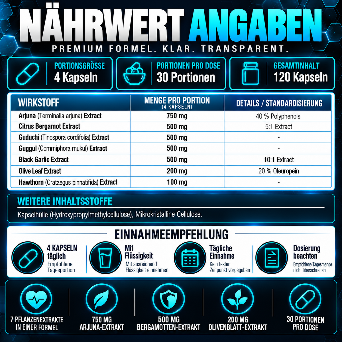 Heart Support Complex Kapseln
