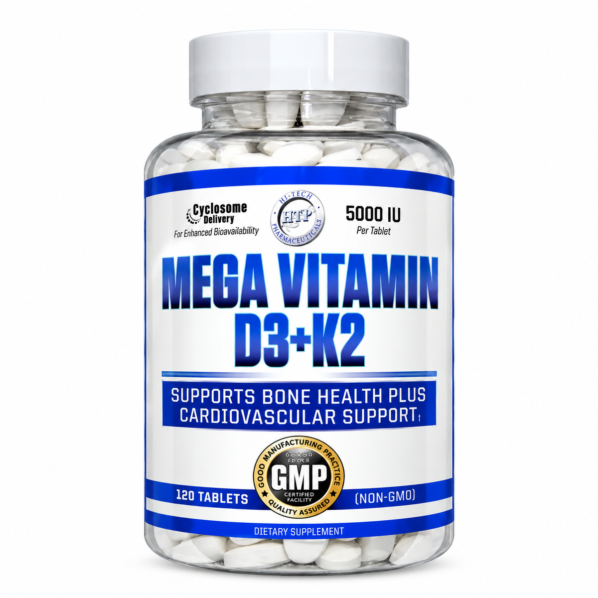 Hi-Tech Pharmaceuticals Mega Vitamin D3 + K2