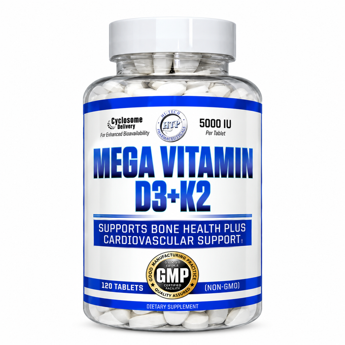 Hi-Tech Pharmaceuticals Mega Vitamin D3 + K2