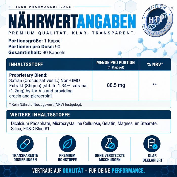 Hi-Tech Pharmaceuticals Saffron