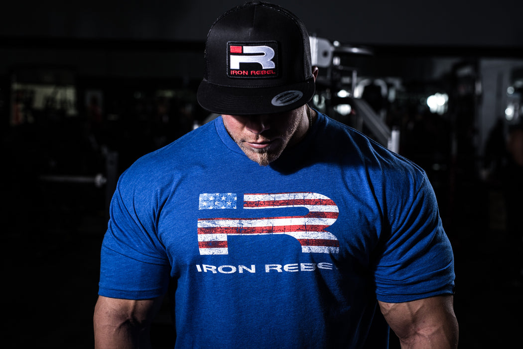 Iron Rebel - FORGED FLAG - Shirt (Royal) "Limited Edition"
