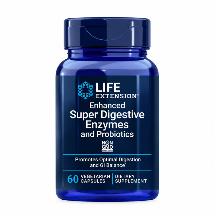 Life Extension Enhanced Super Digestive Enzymes and Probiotics