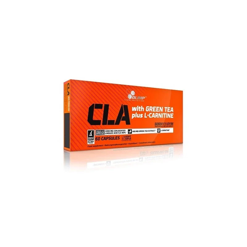 Olimp CLA with Green Tea + L-Carnitine 60 Kapseln Dose – Premium CLA Komplex