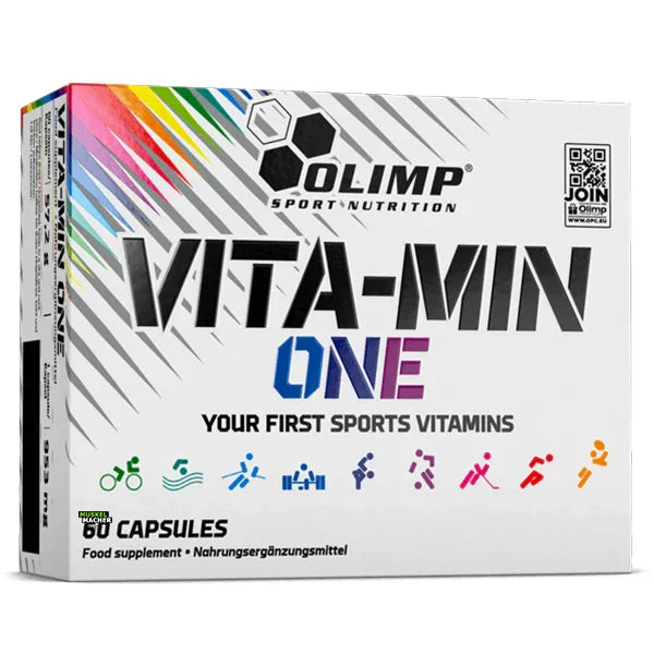 Olimp Vita-Min One 60 Kapseln Dose – Multivitamin und Mineralstoff Komplettlösung