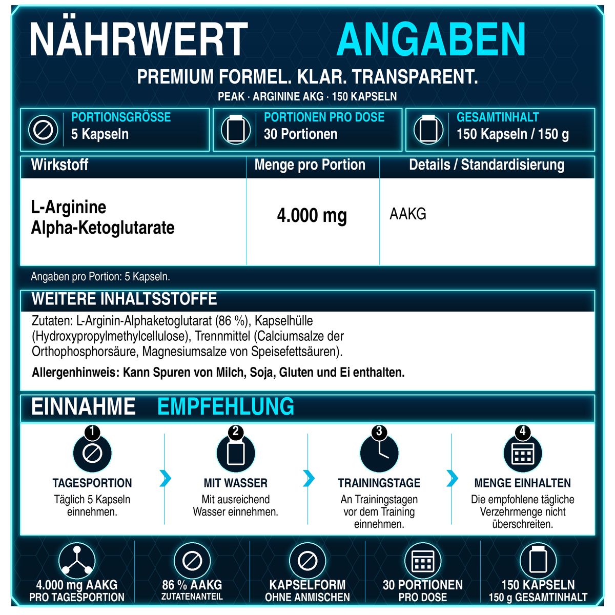 Peak Arginine AKG (AAKG)
