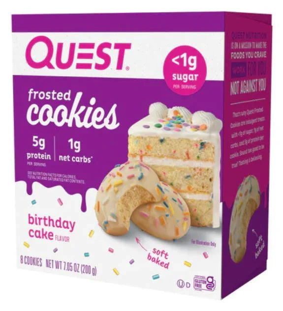 Quest Nutrition Protein Frosted Cookies Box – Soft-Bake Protein Keks