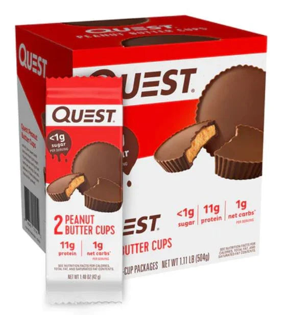 Quest Nutrition Peanut Butter Cups Box – Protein Snack Erdnussbutter