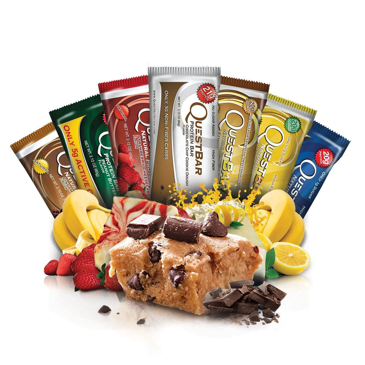 Quest Bar Einzelriegel Nahaufnahme – 20 g Protein