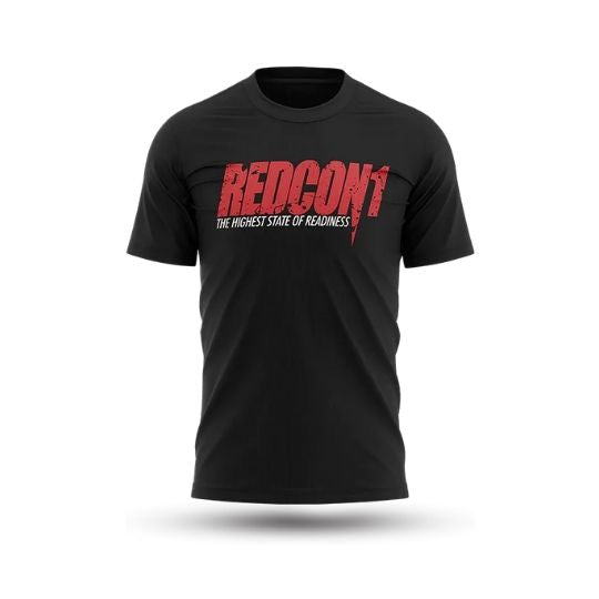 Redcon1 Official Red on Black- T-Shirts