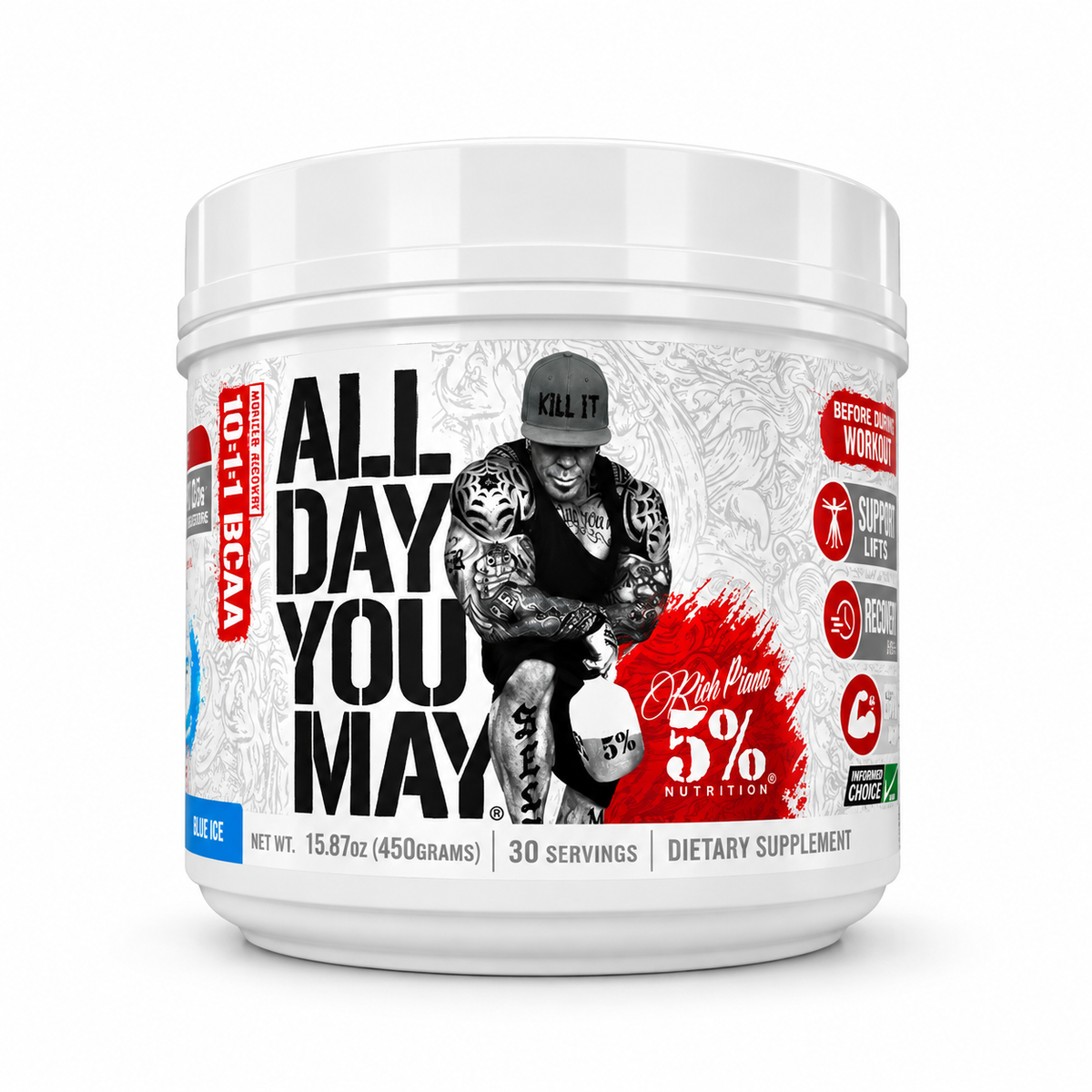 Rich Piana 5% Nutrition ALL DAY YOU MAY