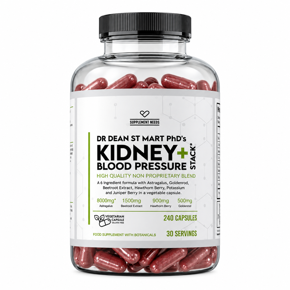 Supplement Needs Kidney & Blood Pressure Stack