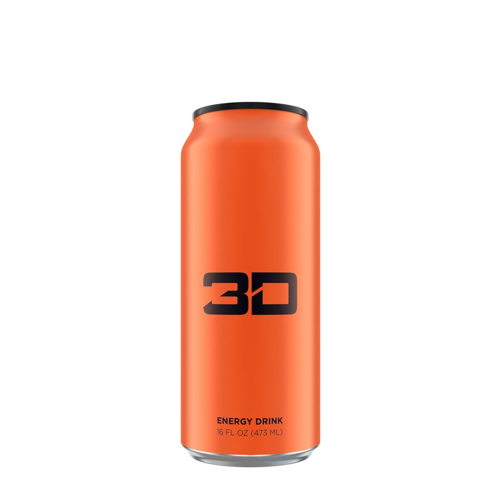 3D Energy Drink Orange