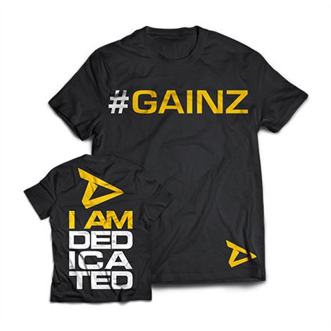 Dedicated Nutrition - Dedicated T-Shirt "#Gainz"
