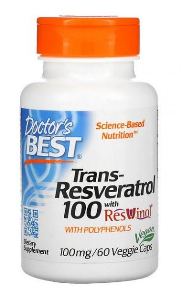 Doctor's Best Trans-Resveratrol mit ResVinol-25®